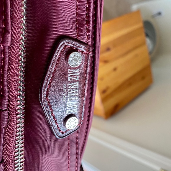 MZ Wallace Maroon Toni. Used. Silver. Loved - Picture 2 of 15